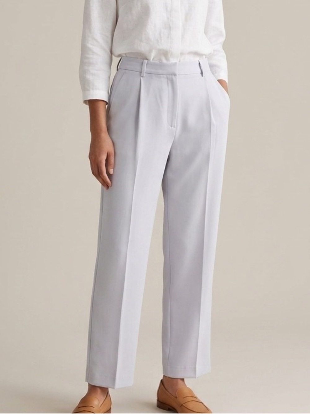 Good American Sz 27 Lilac Tailored Business Office Dress Trouser Pants